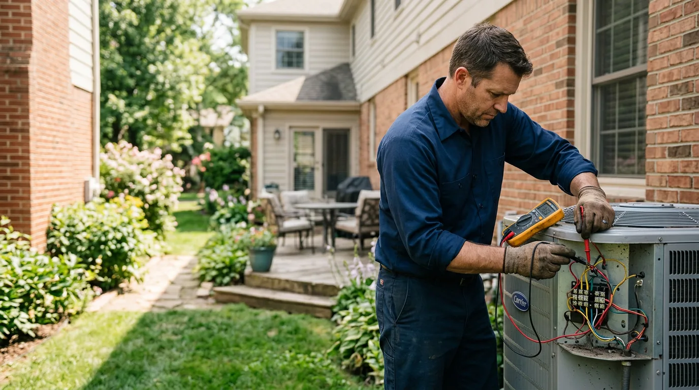 HVAC technician working near Algonac, MI